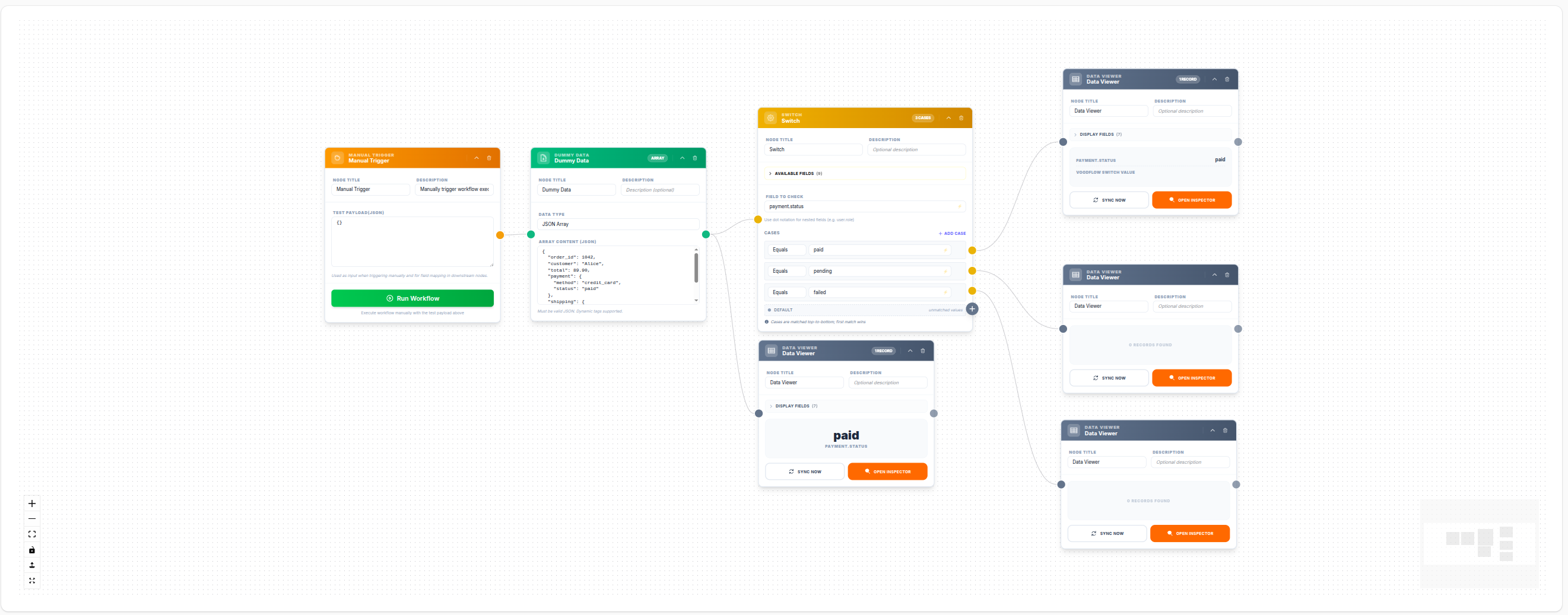 Switch with For Each — workflow routing from a collection